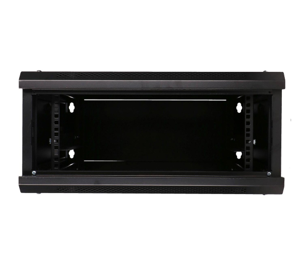 Extralink Szafka wisząca rack 4U 600x600 czarna szklane drzwi EX.2893 - 484912 - zdjęcie 6